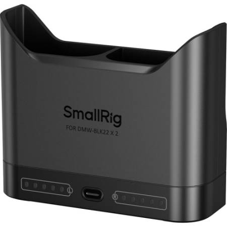 SmallRig 5492 - dwukanałowa ładowarka do akumulatorów Panasonic DMW-BLK2 (USB-C PD 22.5W)